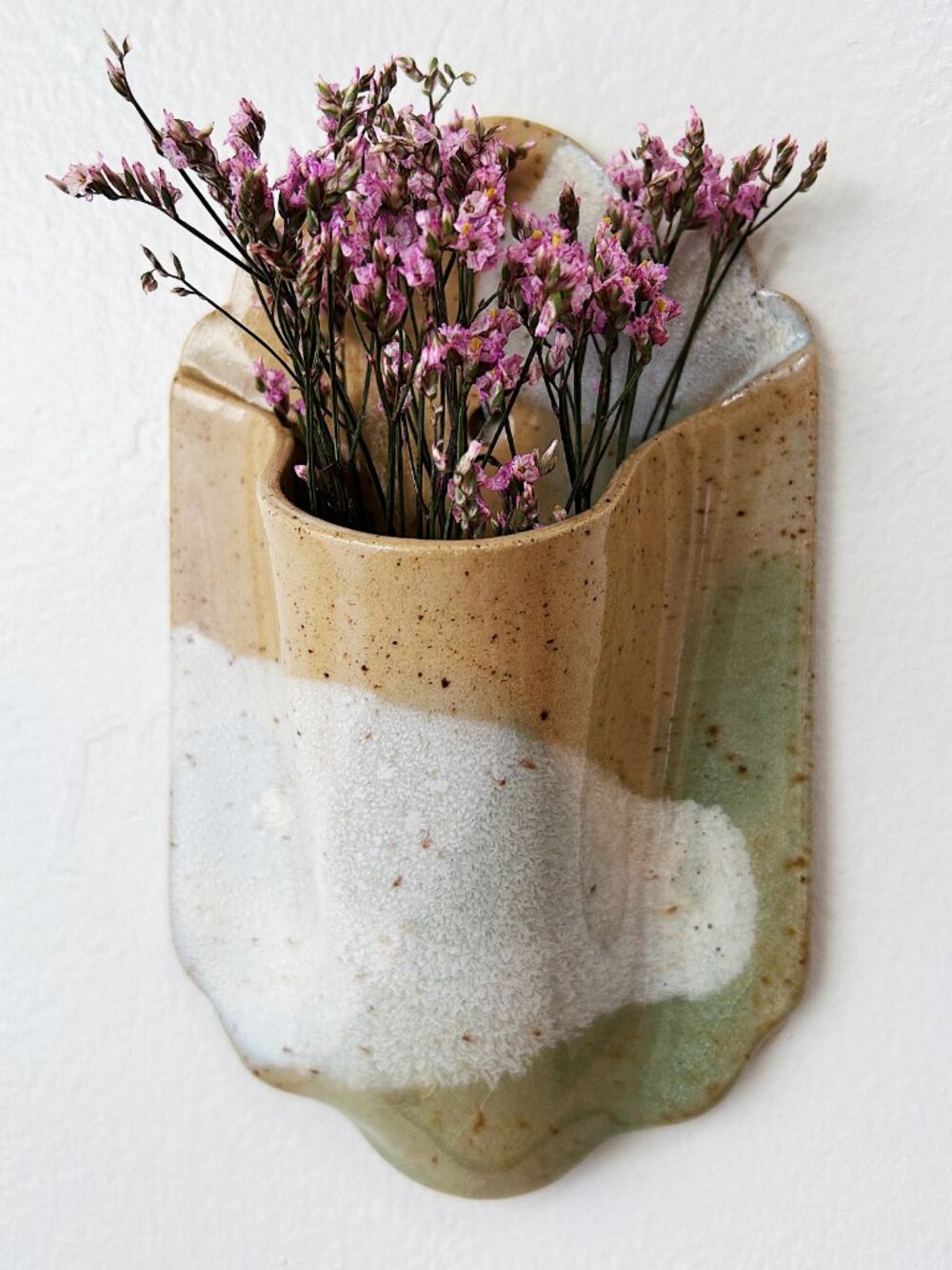 Handmade Ceramic Wall Flower Pocket | Seconds